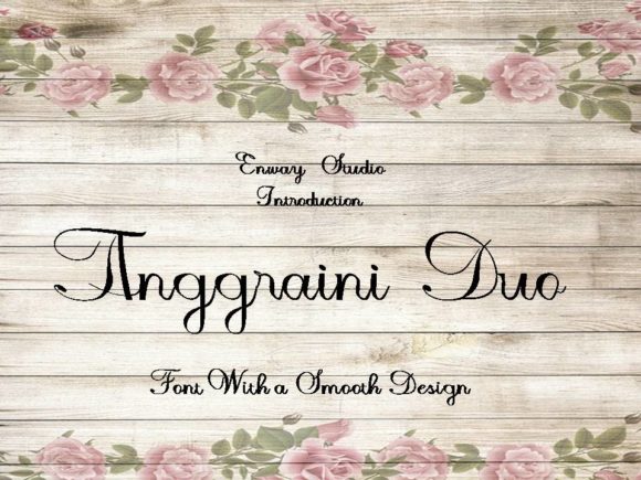 Anggraini: A Modern Typeface for Polished Web Design