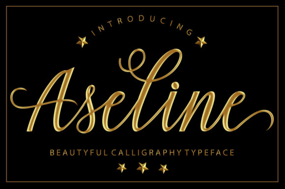 Aseline: A Modern Script Font for Editorial Design