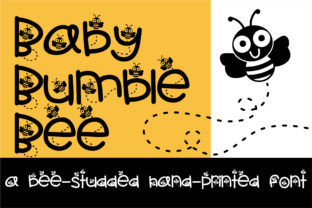 Baby Bumble Bee Font: A Playful Touch for Professional Branding