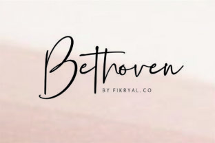 Bethoven Font: A Modern Handwritten Typeface for Your Brand