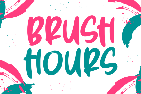 Brush Hours Font: A Polished Touch for Small Business Branding