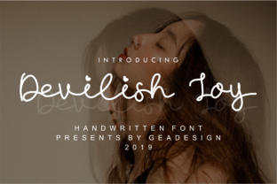 Devilish Joy: A Handwritten Font for Memorable Marketing