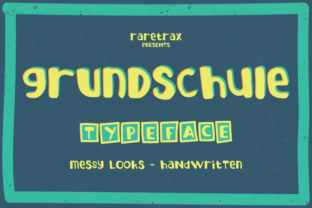 Grundschule: A Handwritten Font That Feels Like a Kid’s Drawing