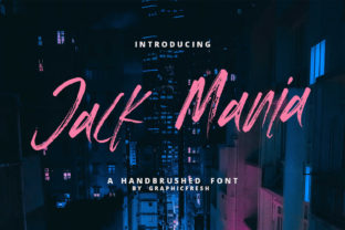 Jack Mania: A Handwritten Font for Modern Editorial Design