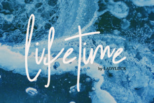 Lifetime: A Handwritten Font That Feels Like a Brand Already
