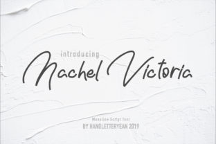 Nachel Victoria: A Modern Script Font for Digital Branding