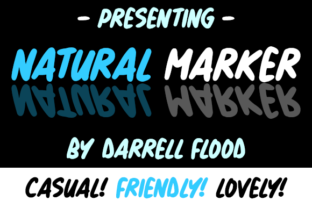 Natural Marker Font Review: A Handwritten Typeface for Creative Branding