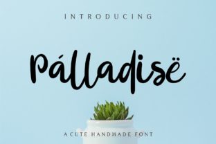 Palladise Font: A Handwritten Typeface That Elevates Brand Design