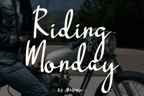 Riding Monday: A Stylish Typeface for Editorial Design