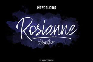 Rosianne Font: Elevate Your Brand with a Handwritten Typeface