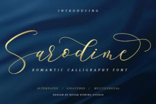 Sarodime: A Romantic Script Font for Modern Branding