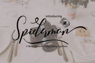 Spiderman Font: A Script Amp Typeface with Editorial Elegance