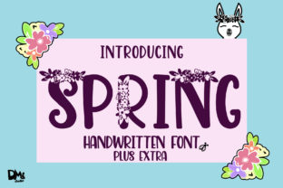Spring Font: A Handwritten Typeface for Modern Editorial Design