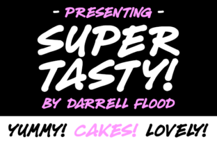Super Tasty: A Handwritten Font That Feels Like a Warm Welcome