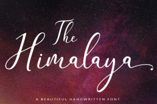 The Himalaya: A Stylish Script Font for Editorial Elegance