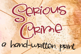 Using the Serious Crime Font in Real Campaign Design