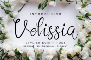 Velissia: A Stylish Script Font for Creative Branding