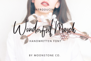 Wonderful March Font Review: A Luxurious Script for Marketers