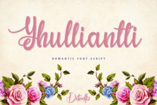 Yhulliantti Font Review: A Fresh and Adorable Script for Creative Branding